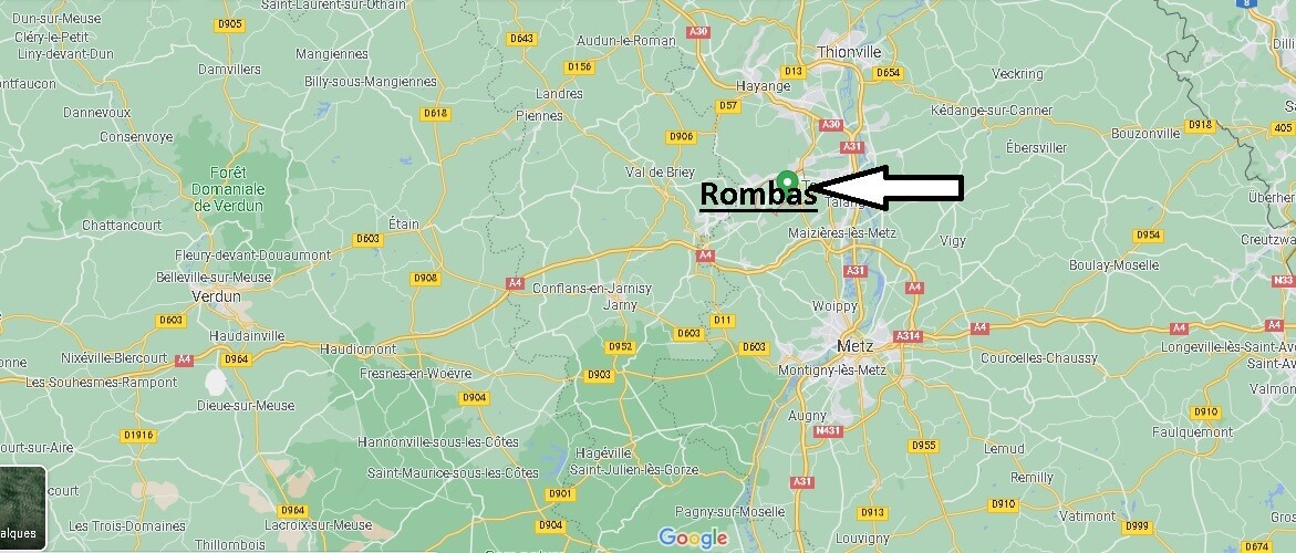 Où se situe Rombas (Code postal 57120)