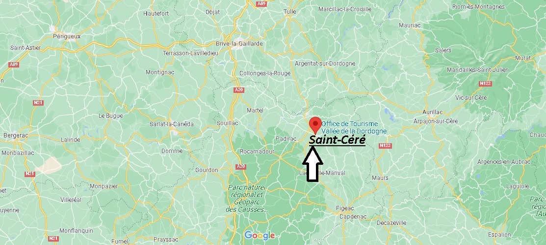 Où se situe Saint-Céré (Code postal 46400)