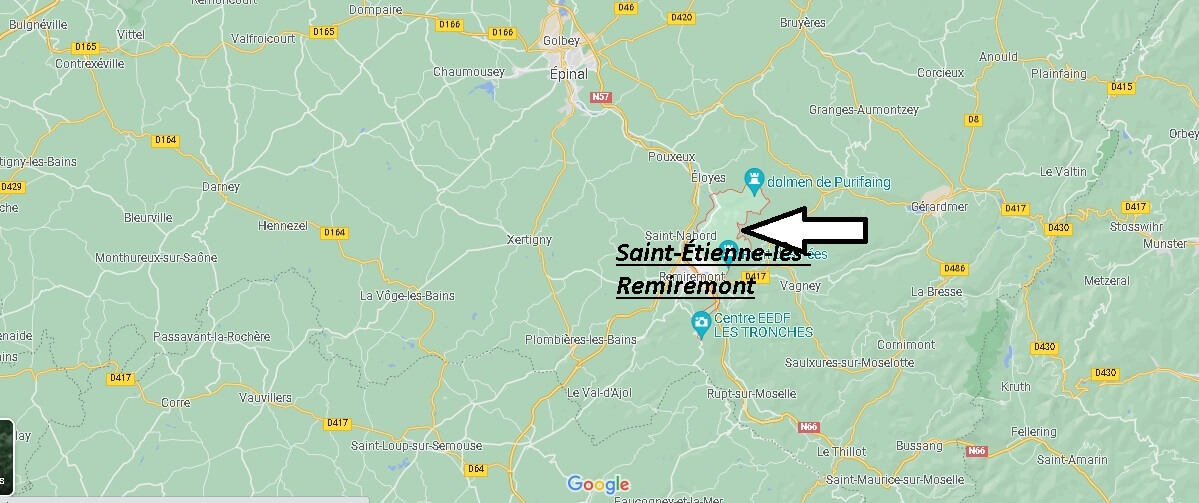 Où se situe Saint-Étienne-lès-Remiremont (Code postal 88200)