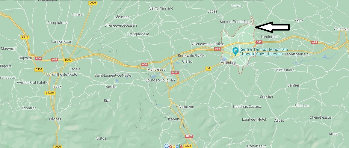 Où se situe Saint-Gaudens (Code postal 31800)