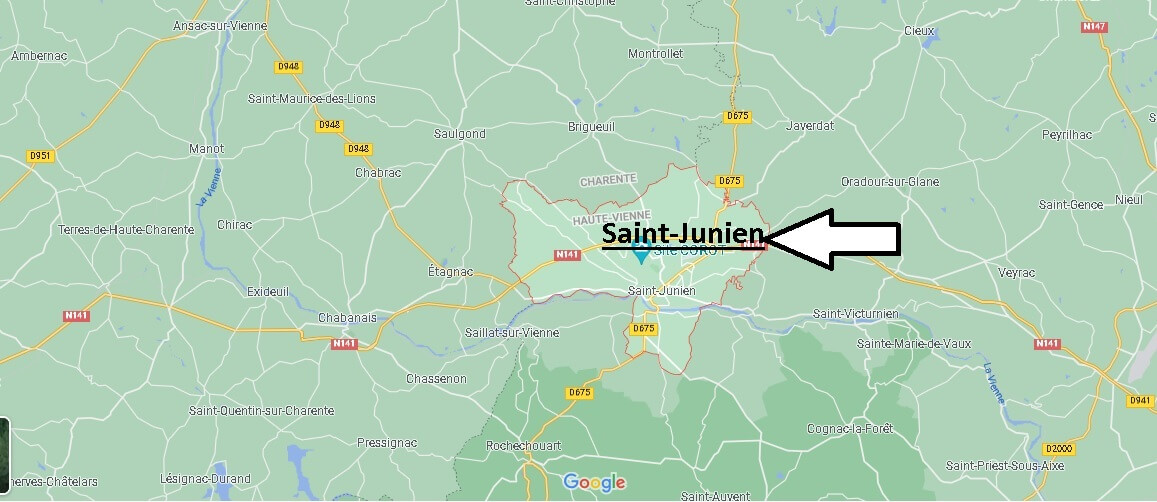 Où se situe Saint-Junien (Code postal 87200)