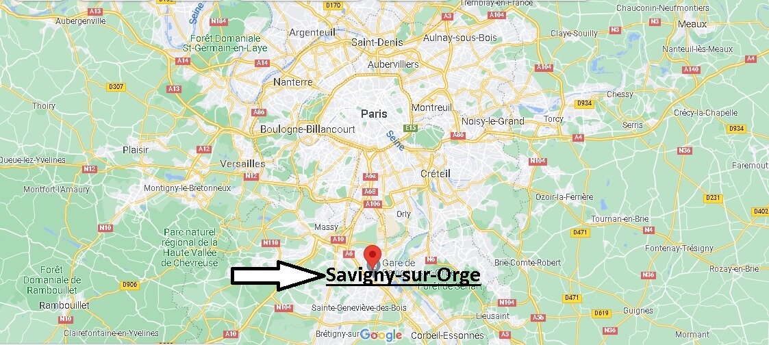 Où se situe Savigny-sur-Orge (Code postal 91600)