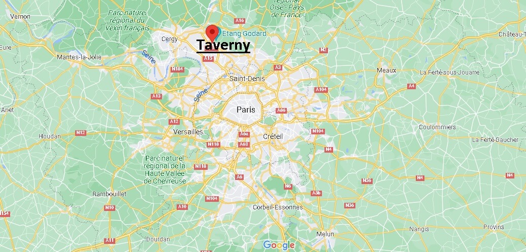 Où se situe Taverny (Code postal 95150)