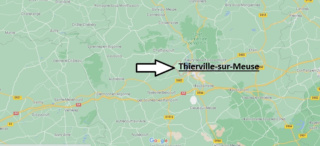 Où se situe Thierville-sur-Meuse (Code postal 55840)