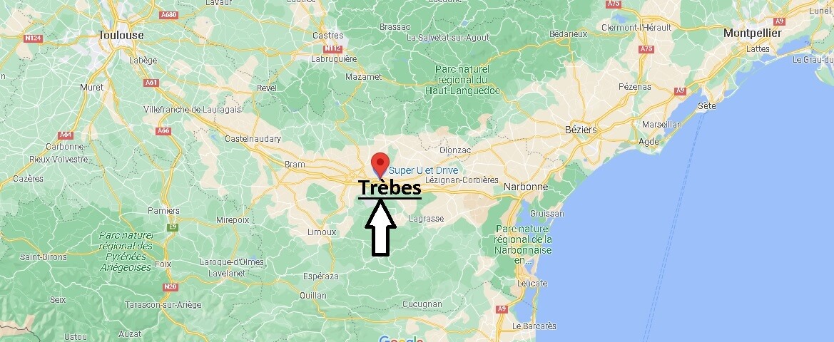 Où se situe Trèbes (Code postal 11800)