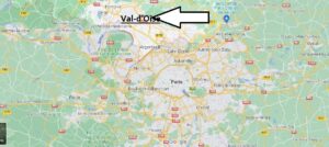 Où se situe Val-d'Oise