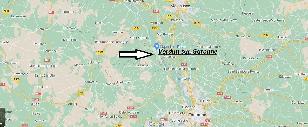 Où se situe Verdun-sur-Garonne (Code postal 82600)