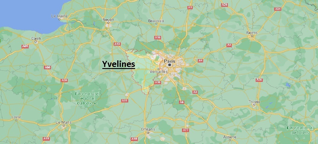 Où se situe les Yvelines en France