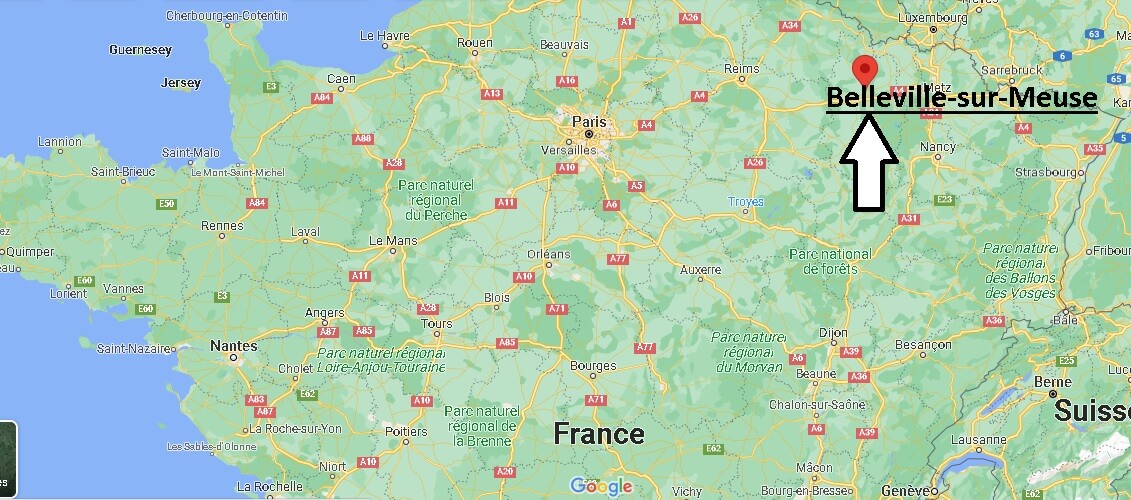 Où se trouve Belleville-sur-Meuse