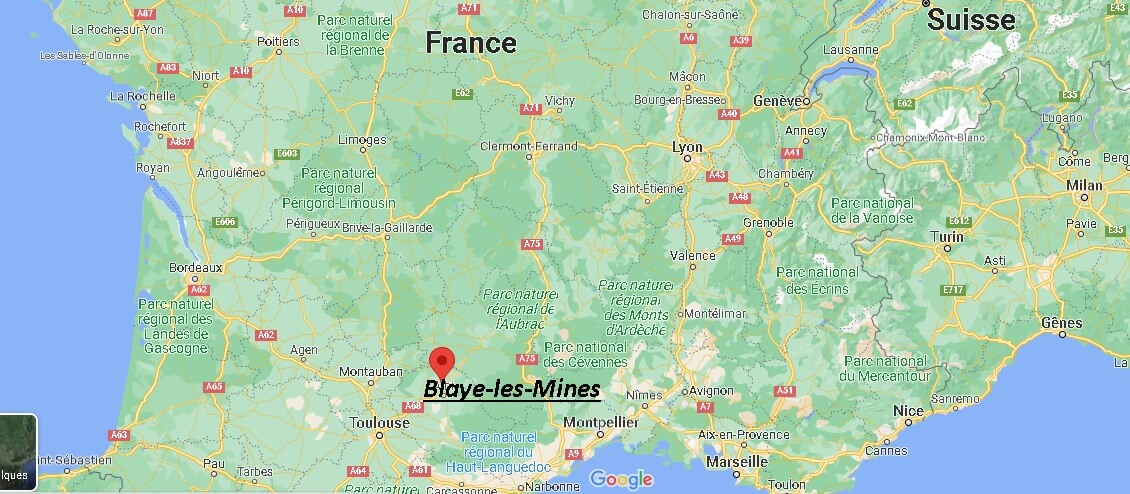 Où se trouve Blaye-les-Mines