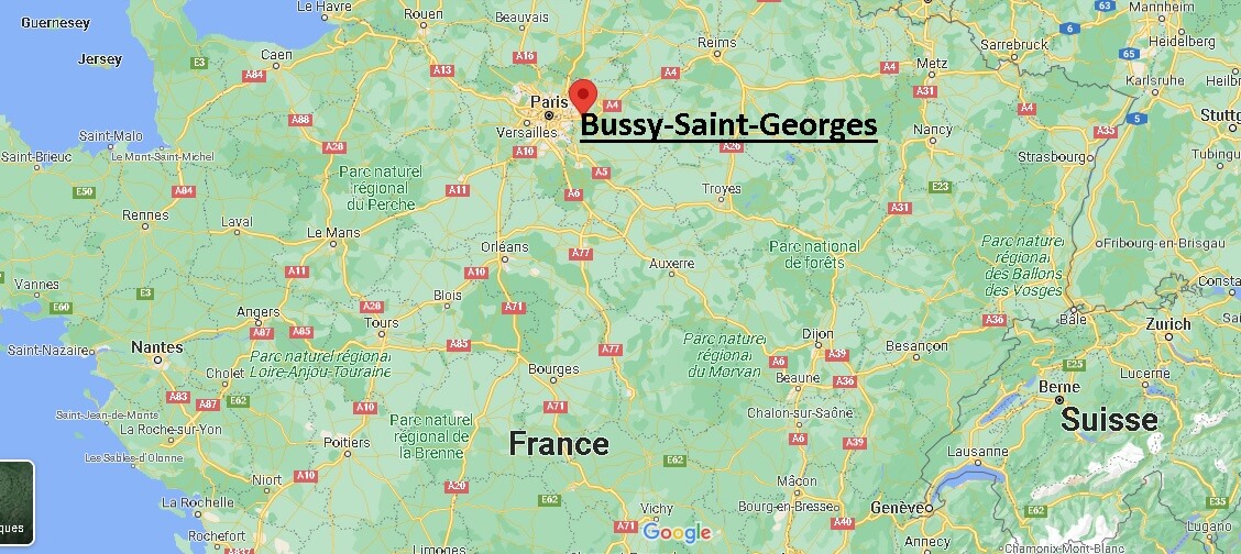Où se trouve Bussy-Saint-Georges