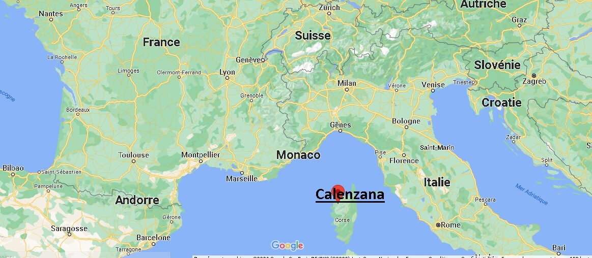 Où se trouve Calenzana