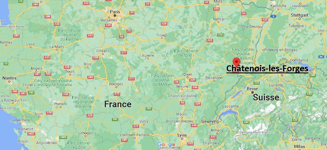 Où se trouve Châtenois-les-Forges