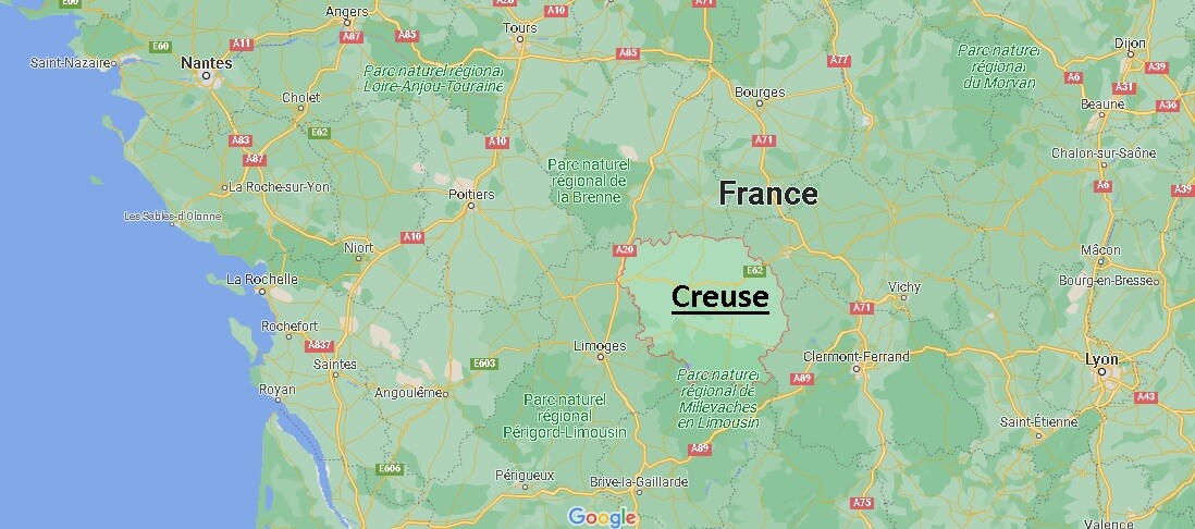 Où se trouve Creuse