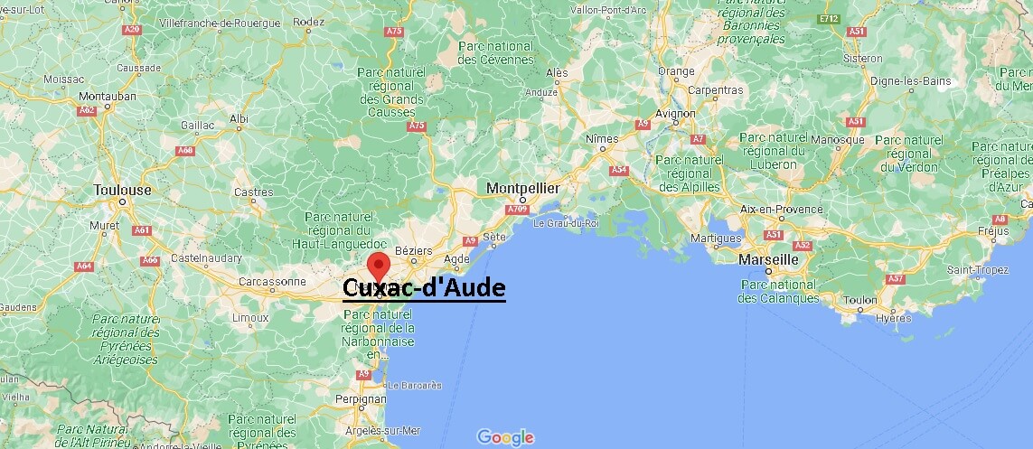 Où se trouve Cuxac-d'Aude