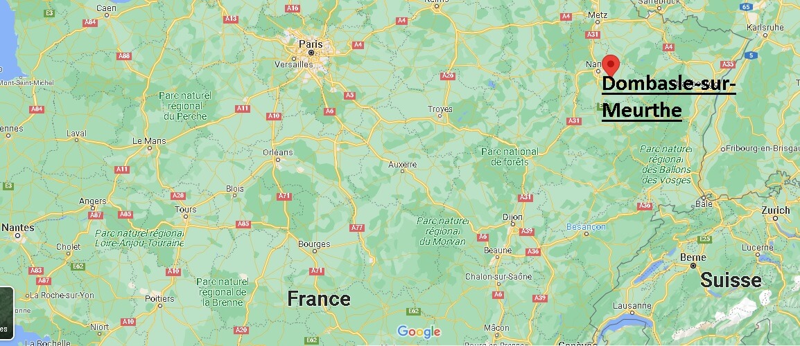 Où se trouve Dombasle-sur-Meurthe