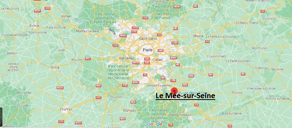 Où se trouve Le Mée-sur-Seine