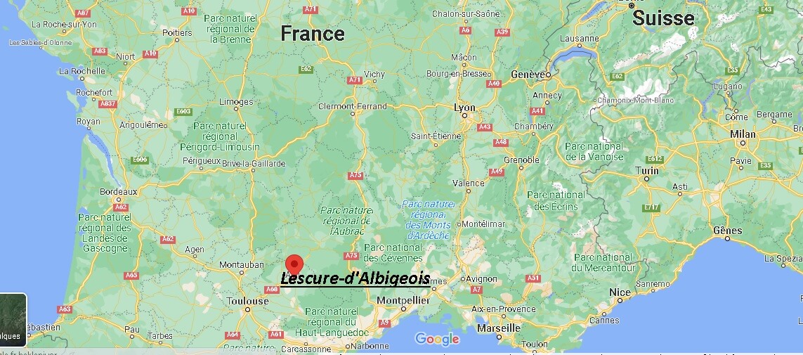 Où se trouve Lescure-d'Albigeois