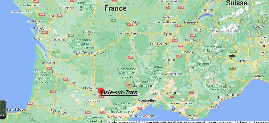 Où se trouve Lisle-sur-Tarn