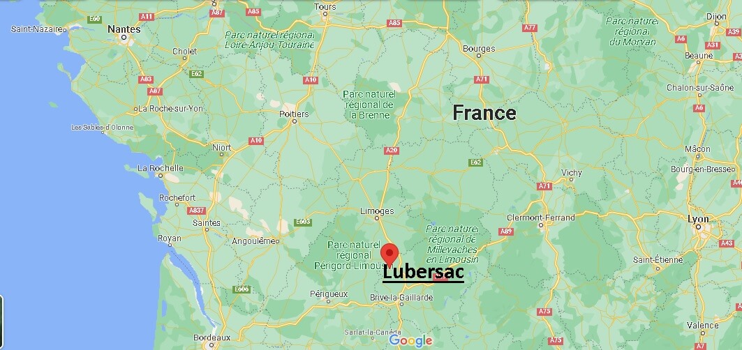Où se trouve Lubersac