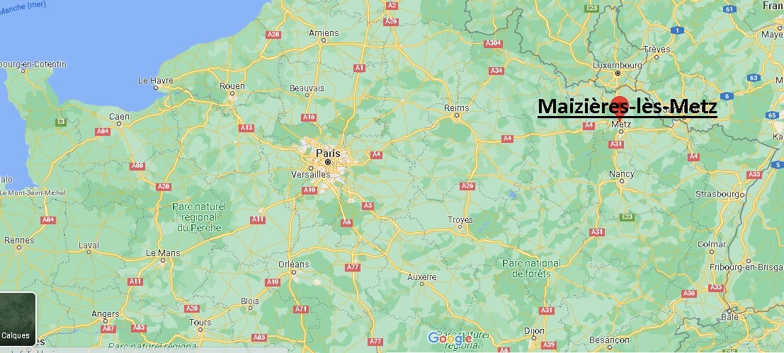 Où se trouve Maizières-lès-Metz