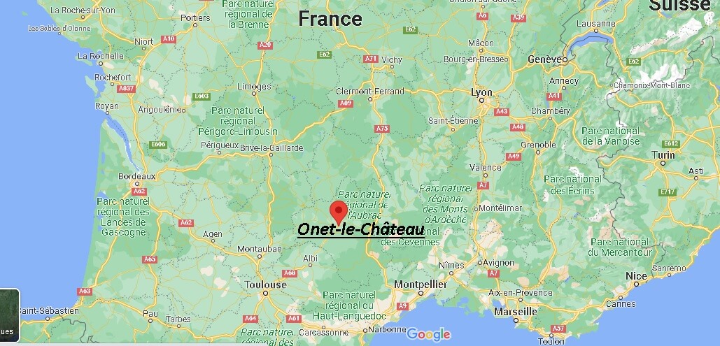 Où se trouve Onet-le-Château
