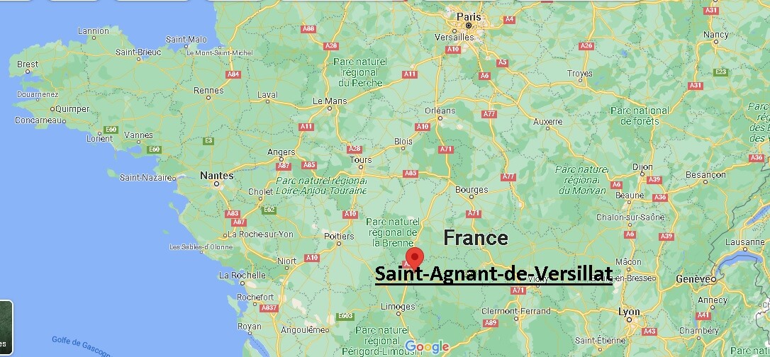 Où se trouve Saint-Agnant-de-Versillat