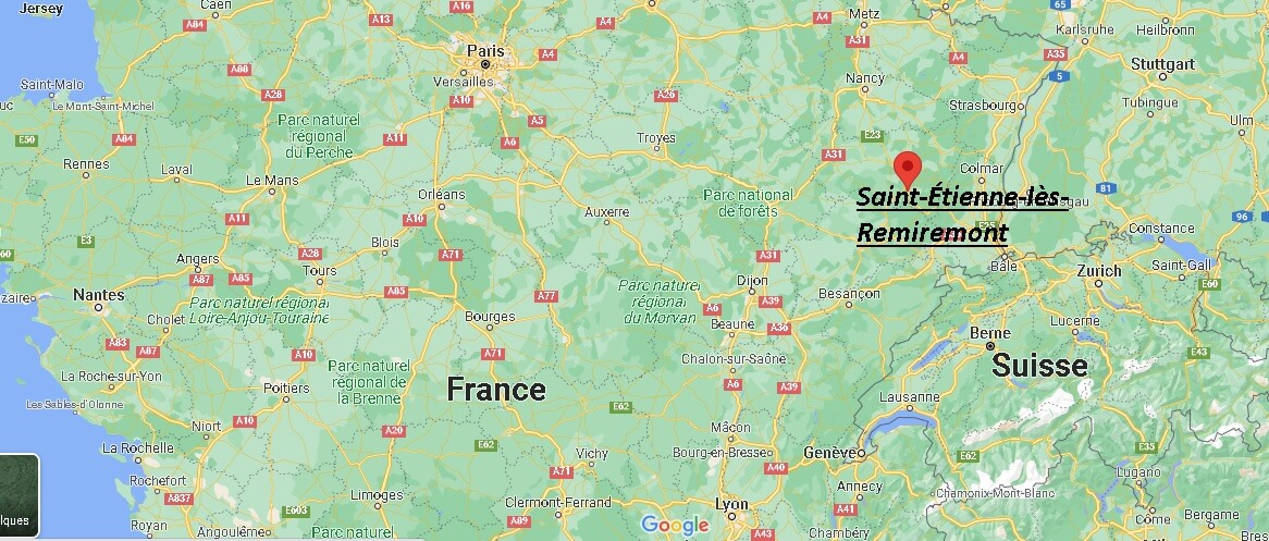 Où se trouve Saint-Étienne-lès-Remiremont