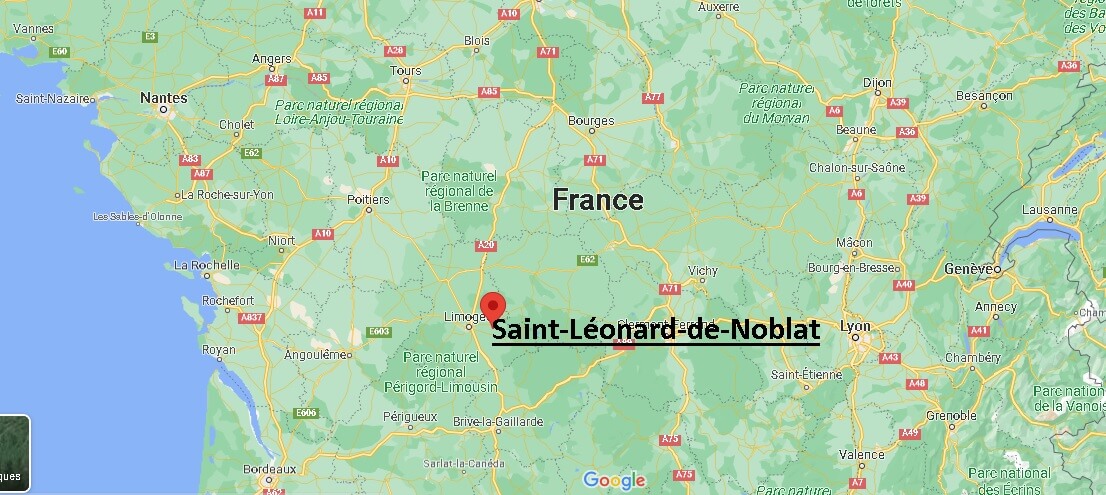 Où se trouve Saint-Léonard-de-Noblat