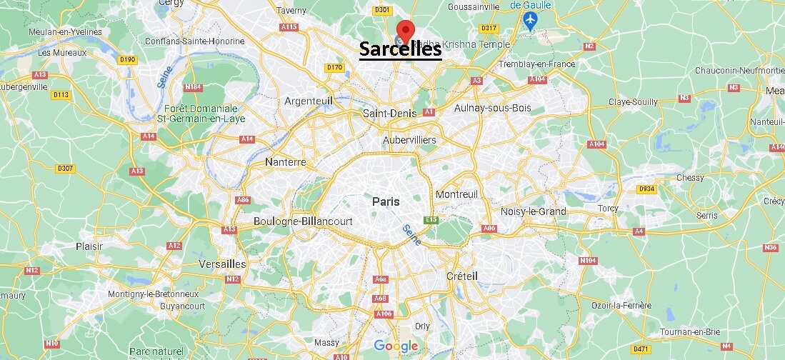 Où se trouve Sarcelles