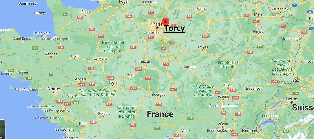 Où se trouve Torcy