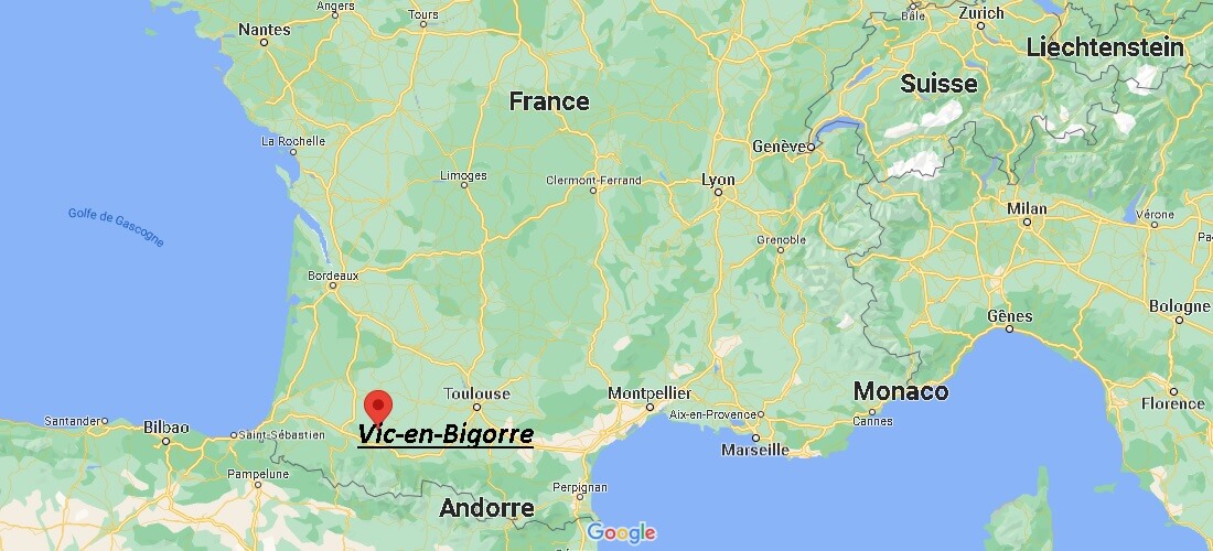 Où se trouve Vic-en-Bigorre