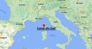 Où se trouve la Corse du Sud
