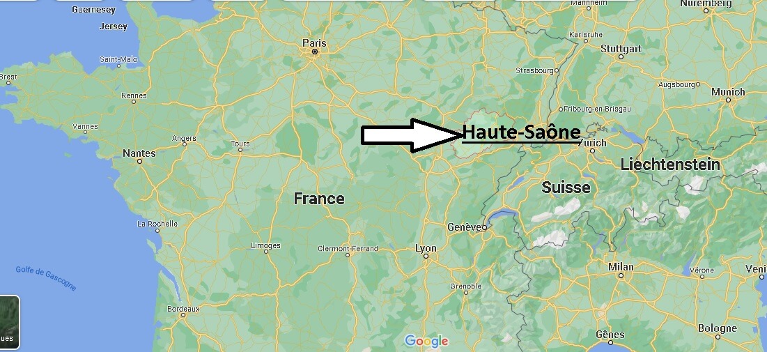 Où se trouve la Haute-saône sur la carte de France