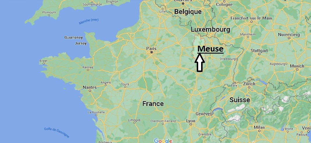 Où se trouve la Meuse en France