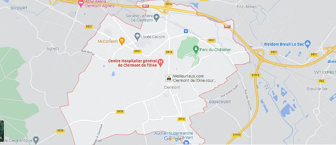 Carte Clermont