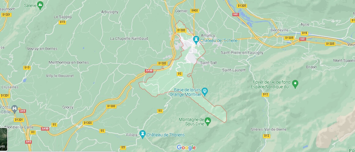 Carte La Roche-sur-Foron