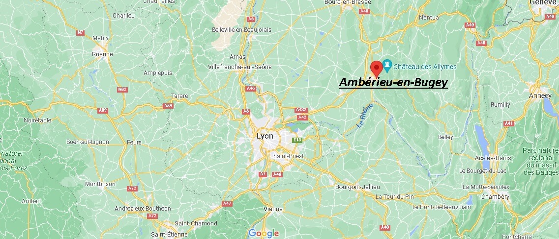 Dans quelle région se trouve Ambérieu-en-Bugey