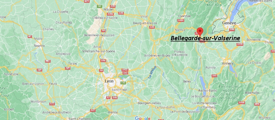 Dans quelle région se trouve Bellegarde-sur-Valserine