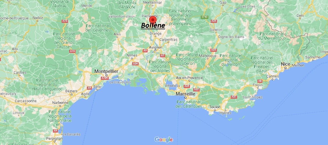 Dans quelle région se trouve Bollène