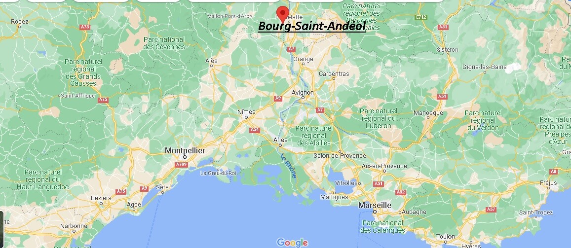 Dans quelle région se trouve Bourg-Saint-Andéol
