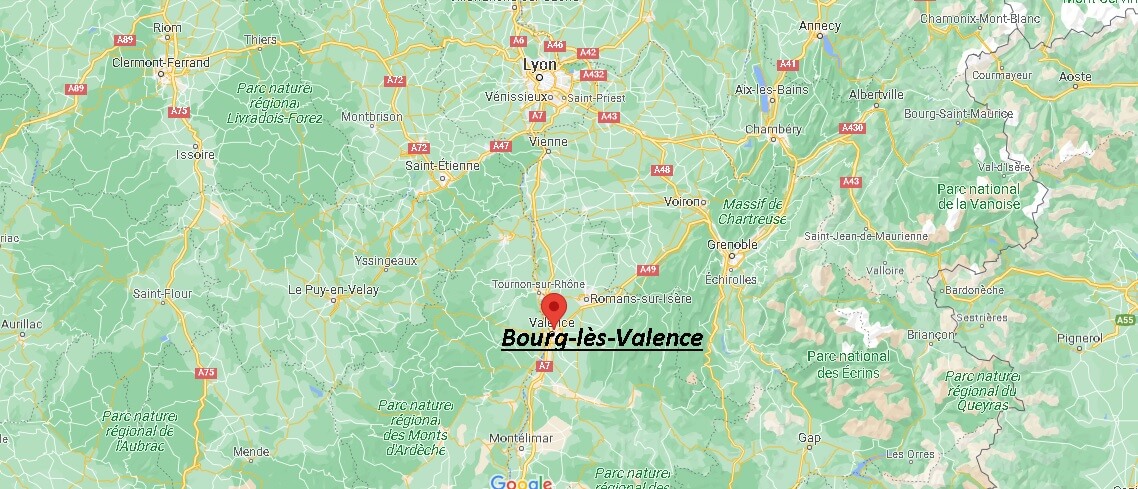 Dans quelle région se trouve Bourg-lès-Valence