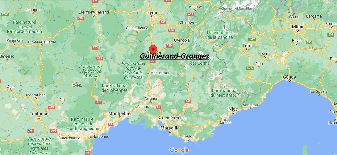 Dans quelle région se trouve Guilherand-Granges