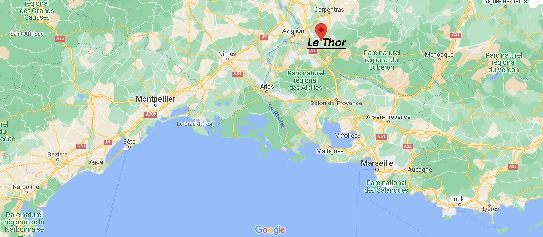 Dans quelle région se trouve Le Thor