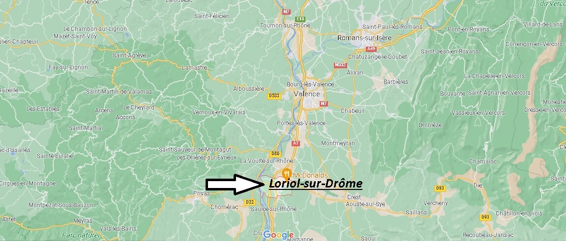 Dans quelle région se trouve Loriol-sur-Drôme