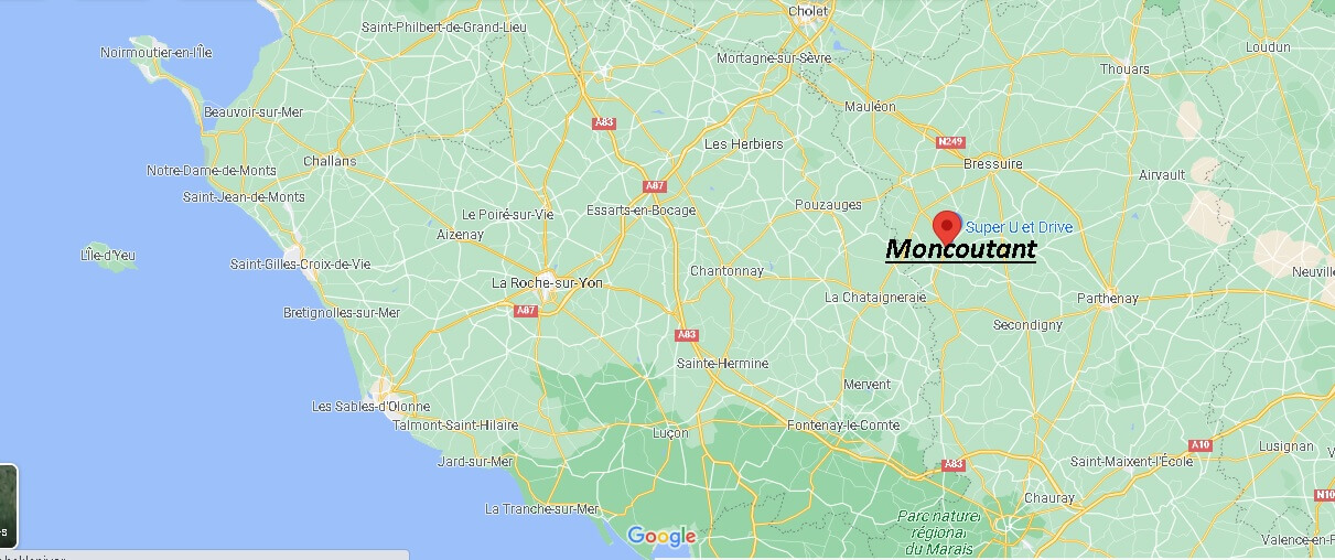 Dans quelle région se trouve Moncoutant