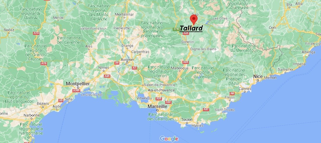 Dans quelle région se trouve Tallard