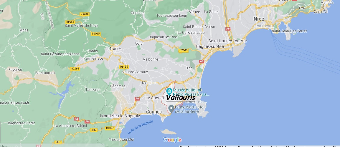 Dans quelle région se trouve Vallauris