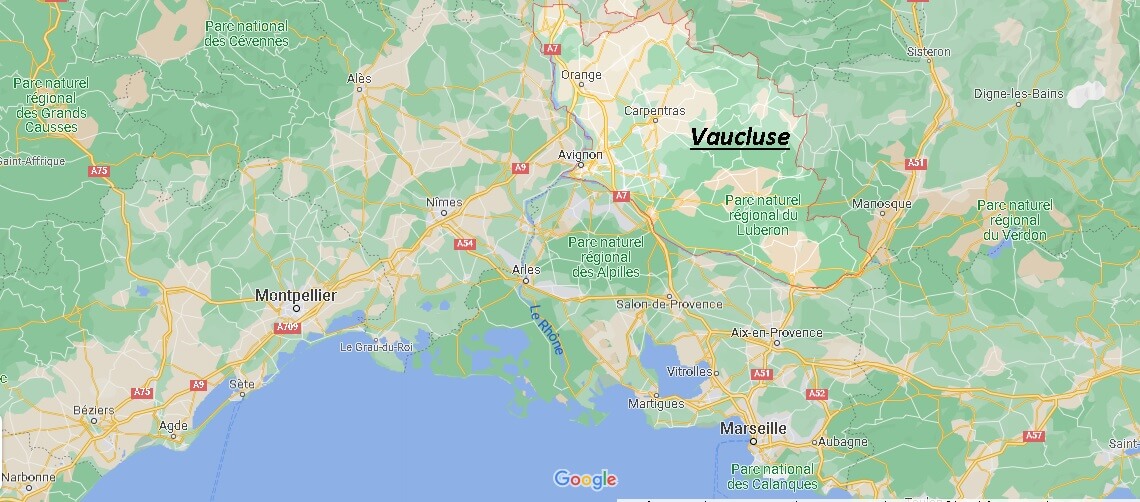 Dans quelle région se trouve Vaucluse