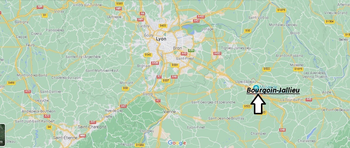 Où se situe Bourgoin-Jallieu (Code postal 38300)